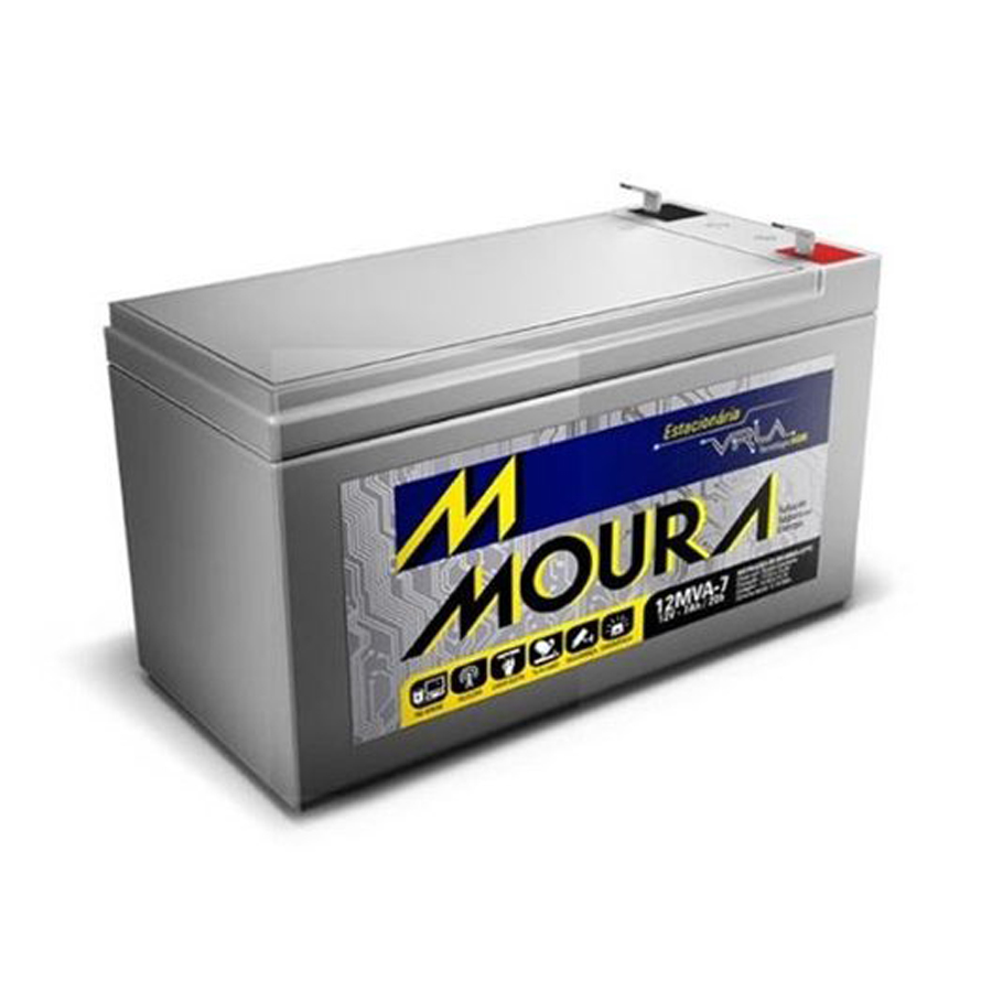 Bateria NoBreak VRLA 12MVA-7 Moura