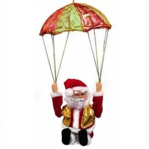 Papai Noel Malabarista no Paraquedas 15cm