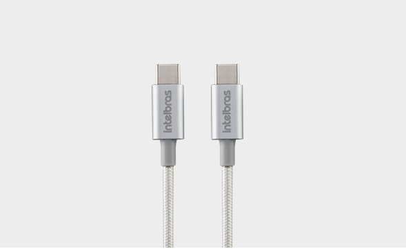 Cabo USB-C para USB-C em nylon