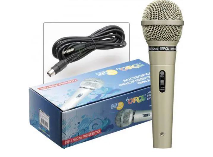 Microfone Profissional Dinâmico MXT M-515