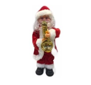 Papai Noel com Saxofone, produto da Eletrônica Apolo.