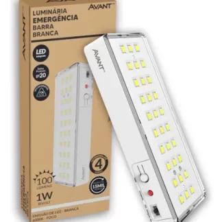 LUMINARIA DE EMERGÊNCIA C/30 LEDS - AVANT